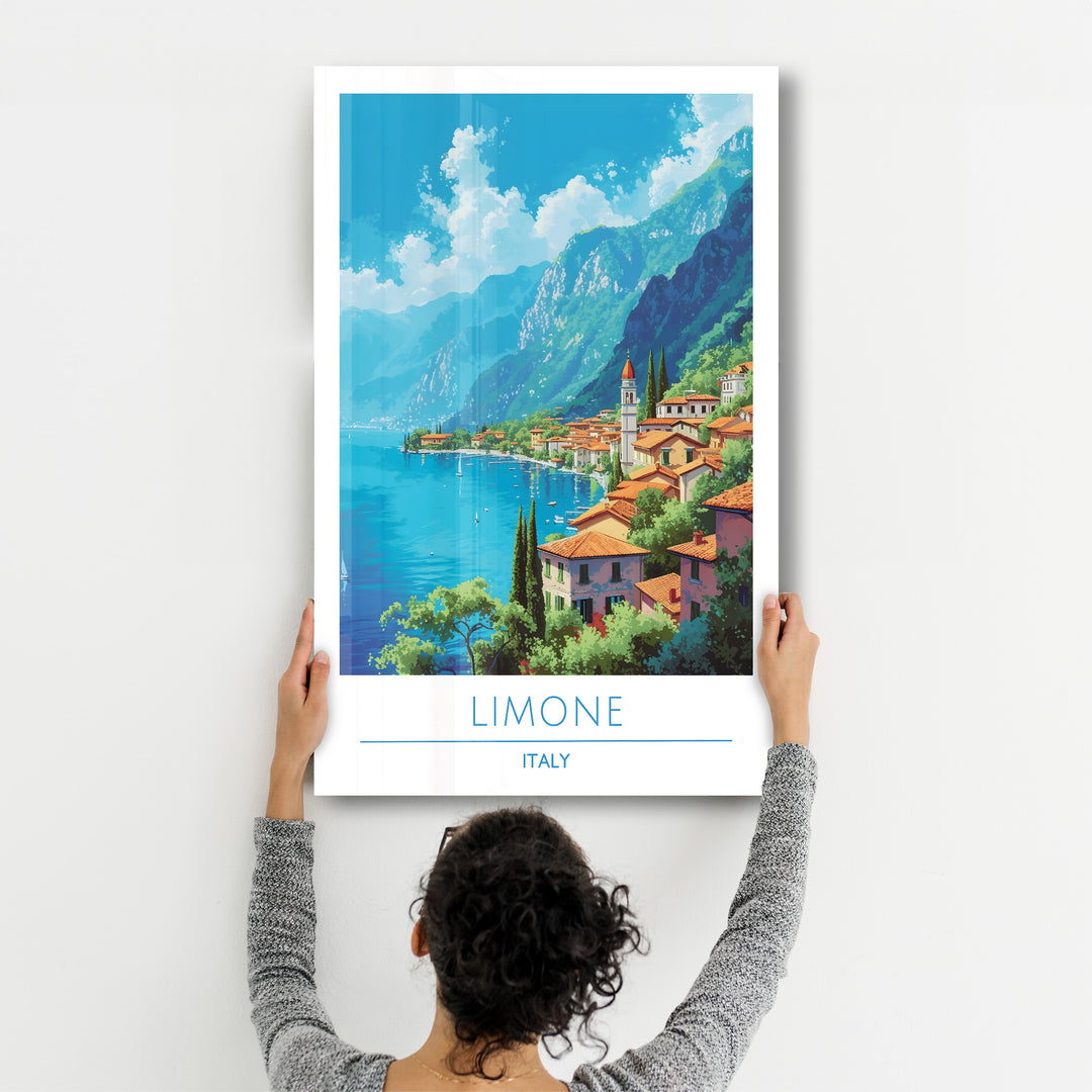 Limone Italy-Travel Posters | Glass Wall Art