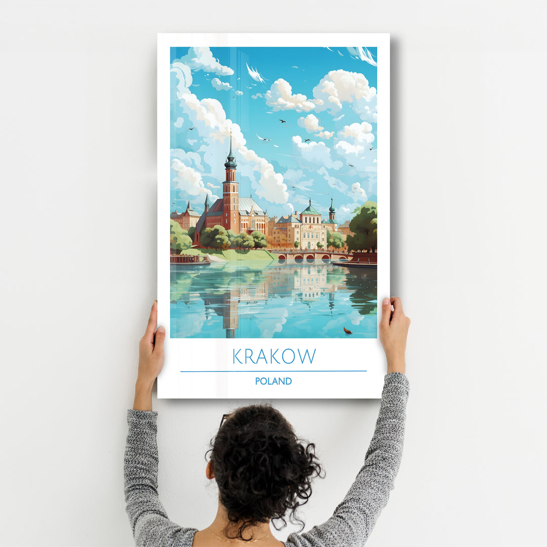 Krakow Poland-Travel Posters | Glass Wall Art