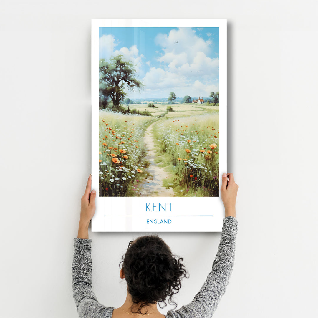 Kent England-Travel Posters | Glass Wall Art