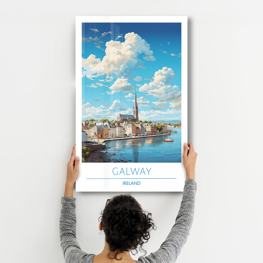 Galway Ireland-Travel Posters | Glass Wall Art