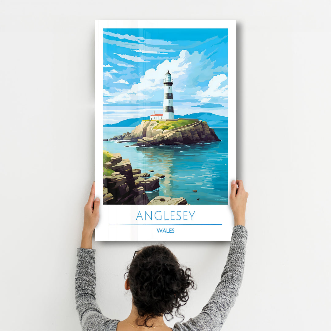 Anglesey Wales-Travel Posters | Glass Wall Art