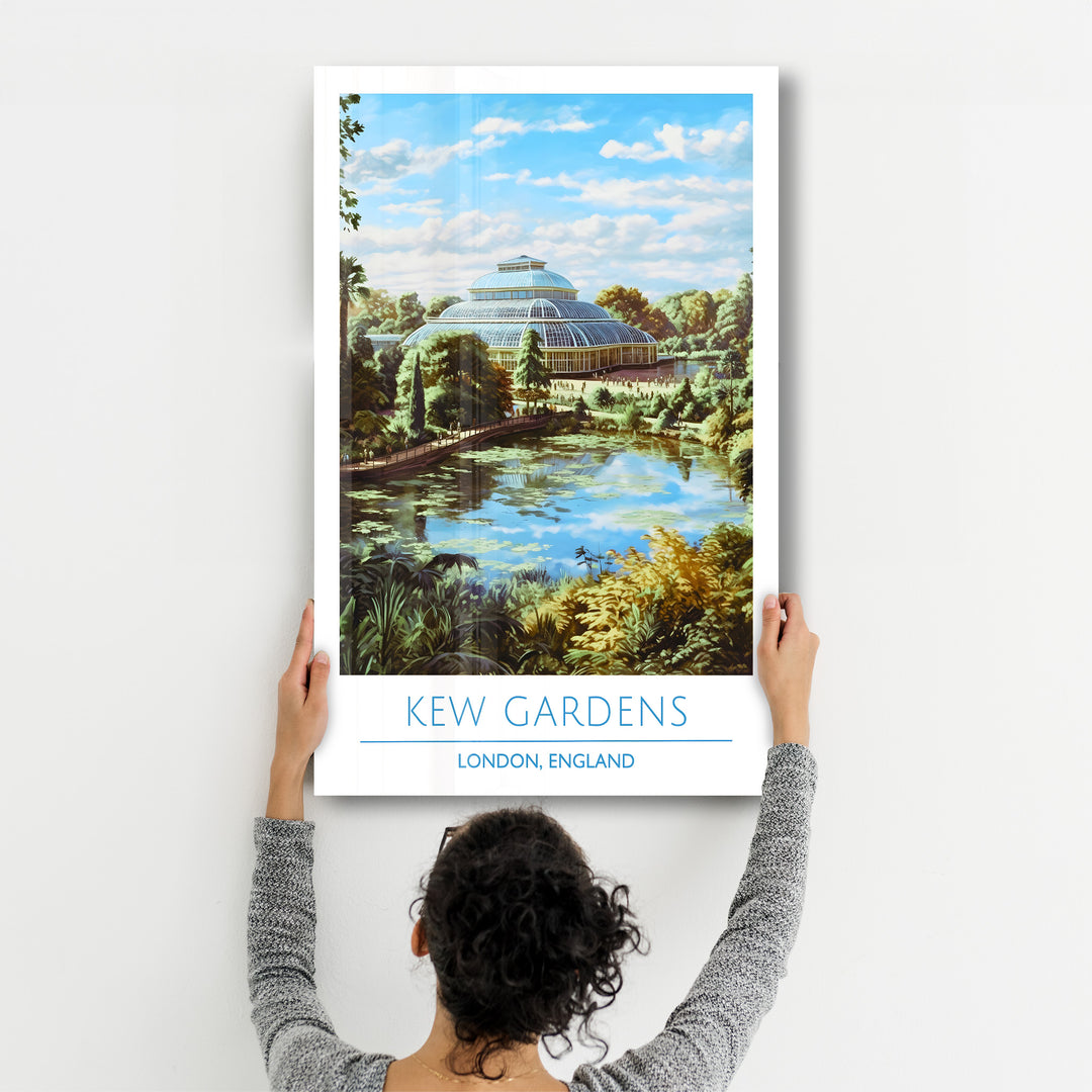 Kew Gardens-London England-Travel Posters | Glass Wall Art