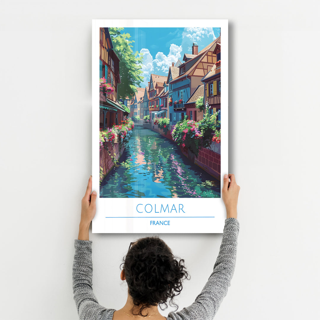 Colmar France-Travel Posters | Glass Wall Art