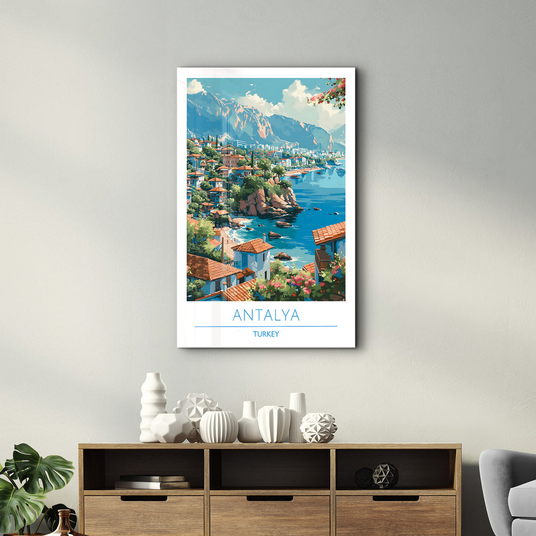 Antalya Turkey-Travel Posters | Glass Wall Art