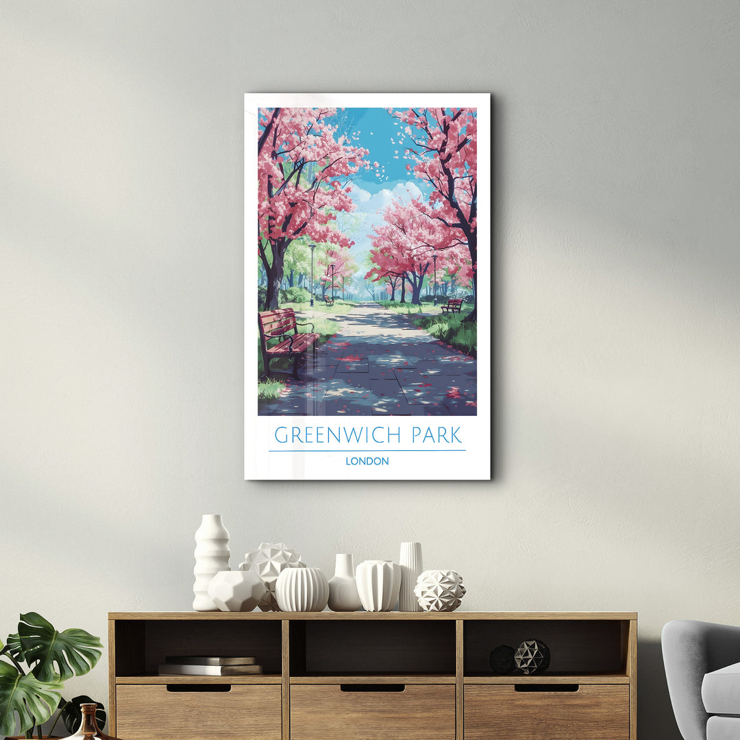 Greenwich Park London-Travel Posters | Glass Wall Art