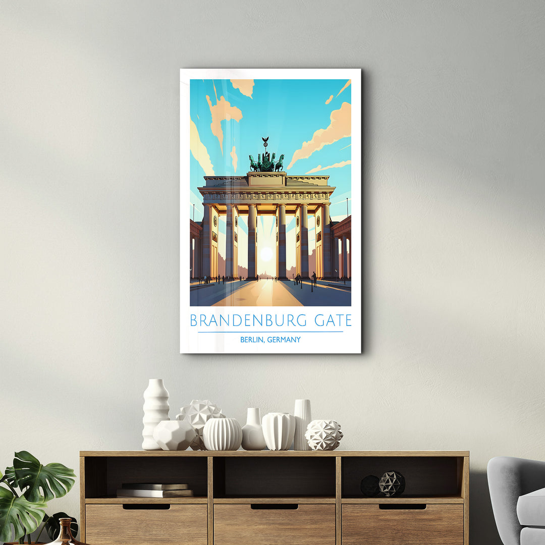 Brandenburg Gate-Berlin Germany-Travel Posters | Glass Wall Art