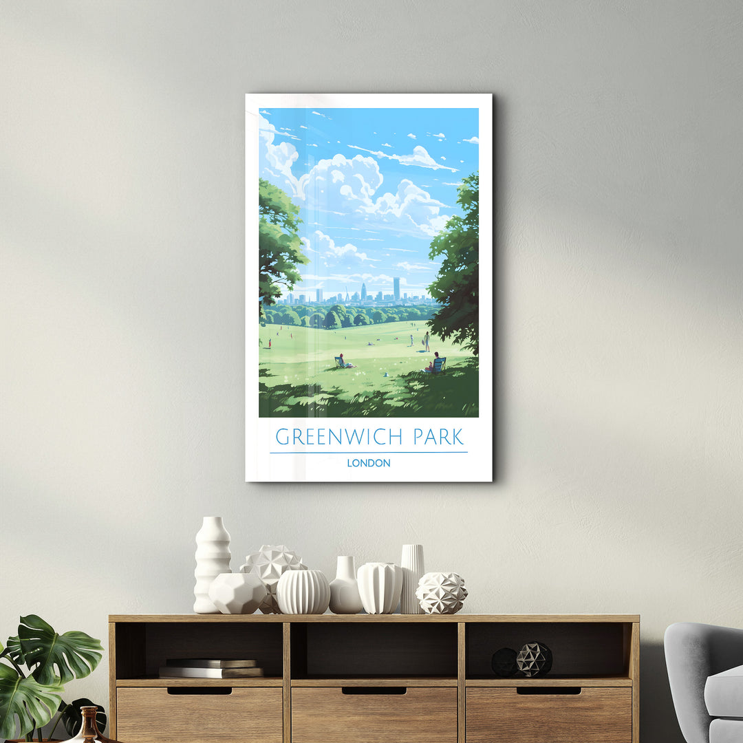 Greenwich Park London-Travel Posters | Glass Wall Art