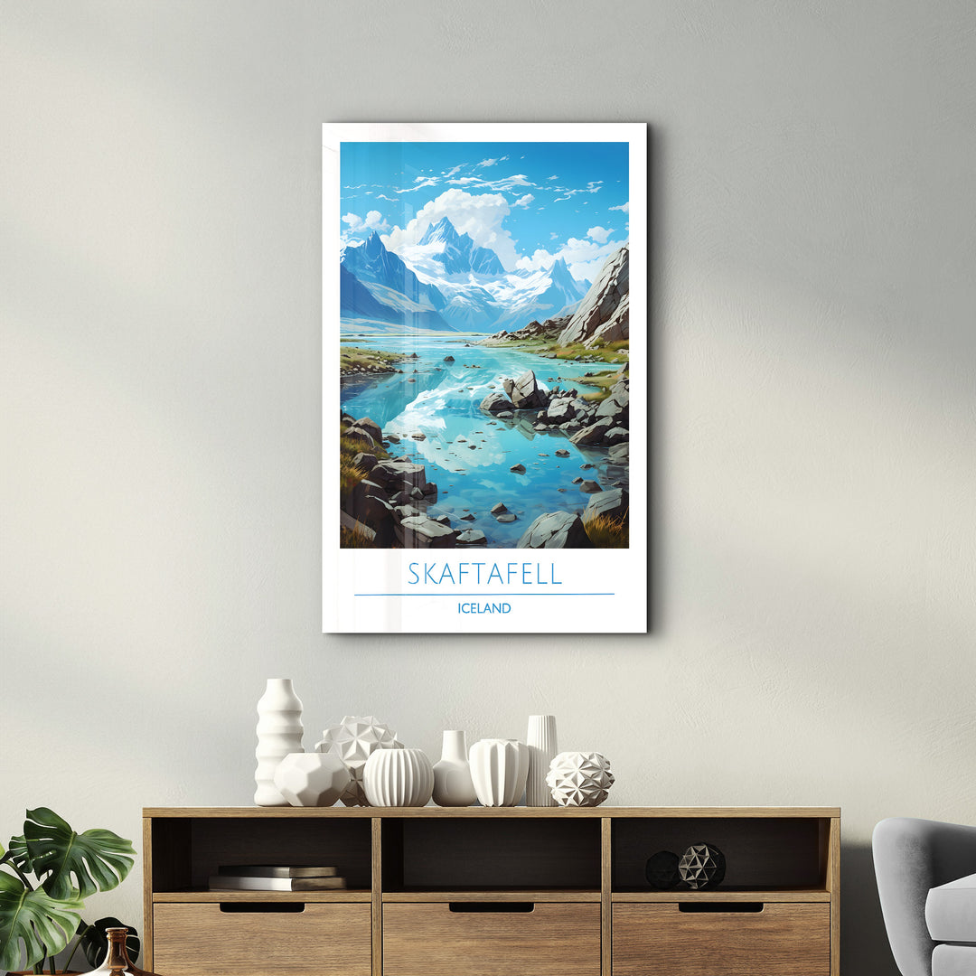 Skaftafell Iceland-Travel Posters | Glass Wall Art