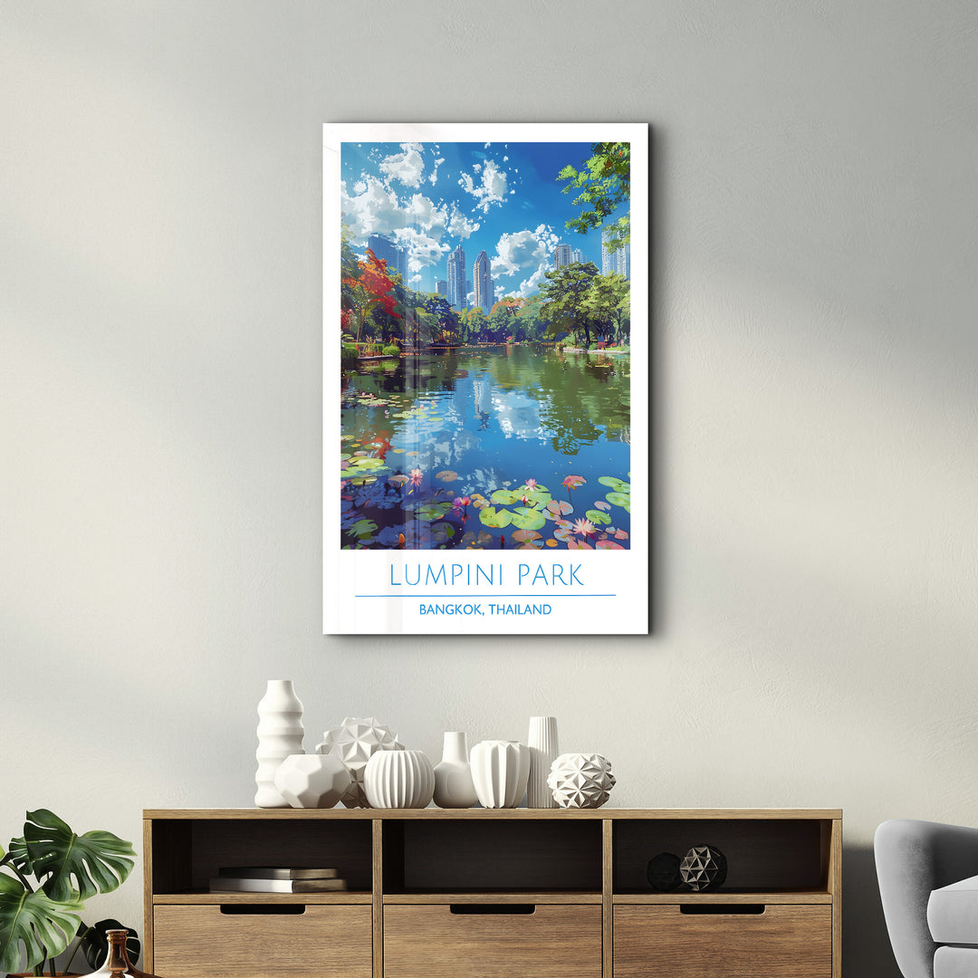 Lumpini Park-Bangkok Thailand-Travel Posters | Glass Wall Art