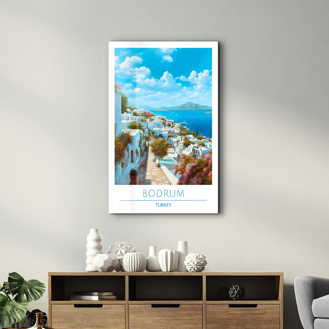 Bodrum Turkey-Travel Posters | Glass Wall Art