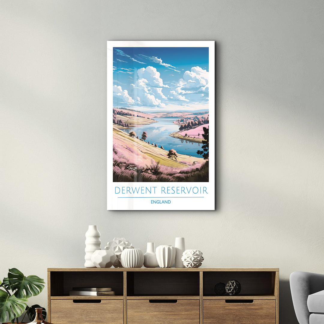 Derwent Reservoir England-Travel Posters | Glass Wall Art