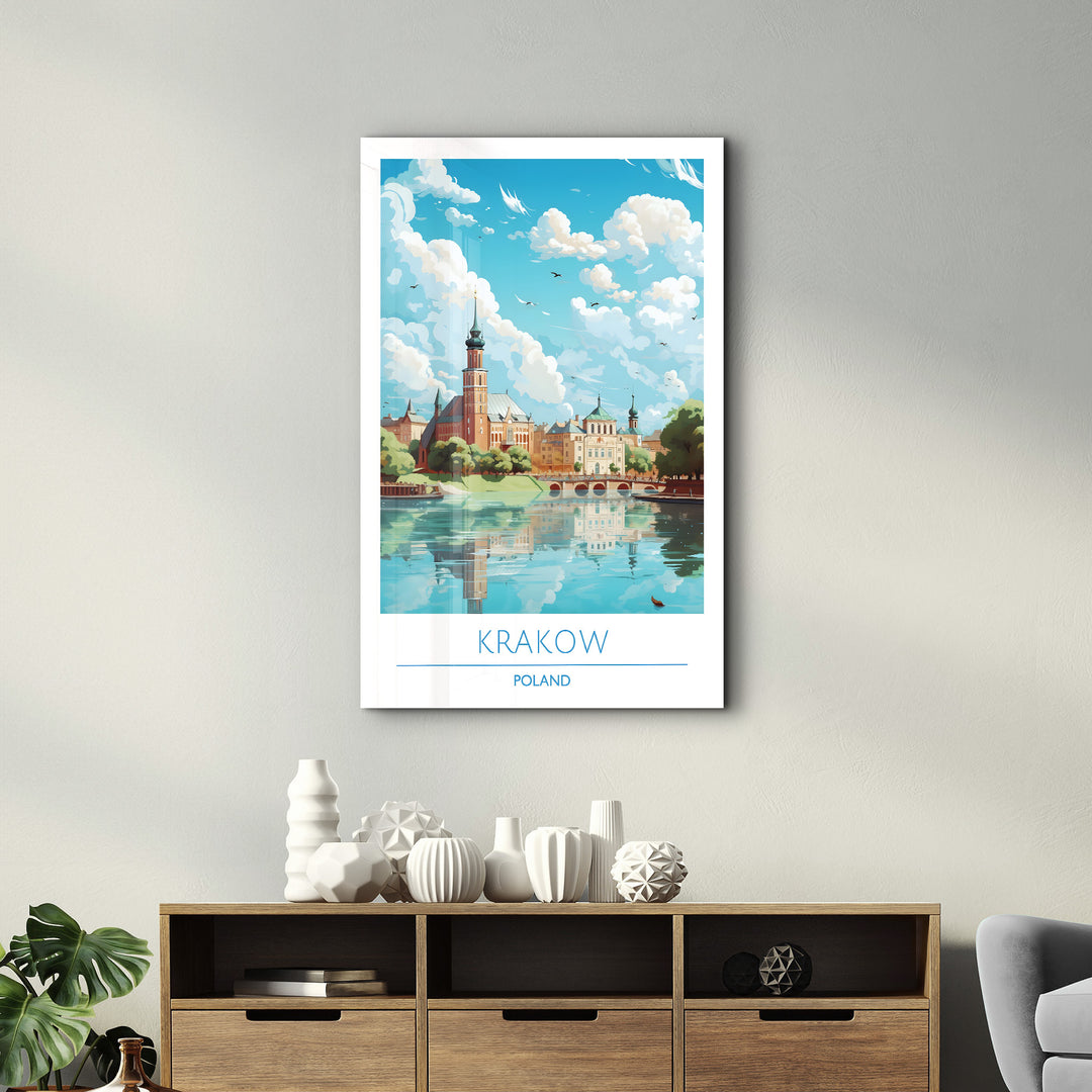 Krakow Poland-Travel Posters | Glass Wall Art