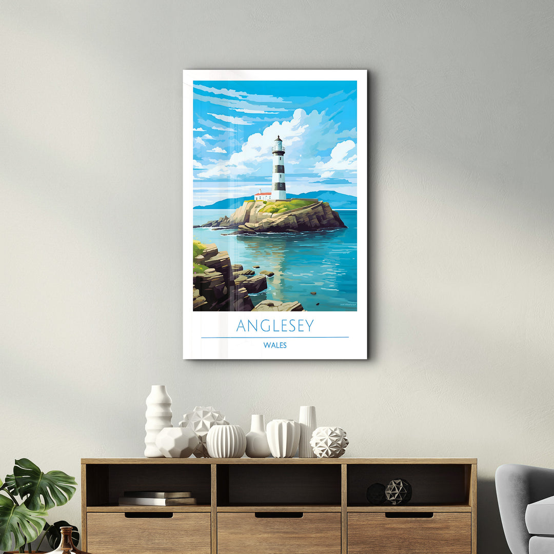 Anglesey Wales-Travel Posters | Glass Wall Art