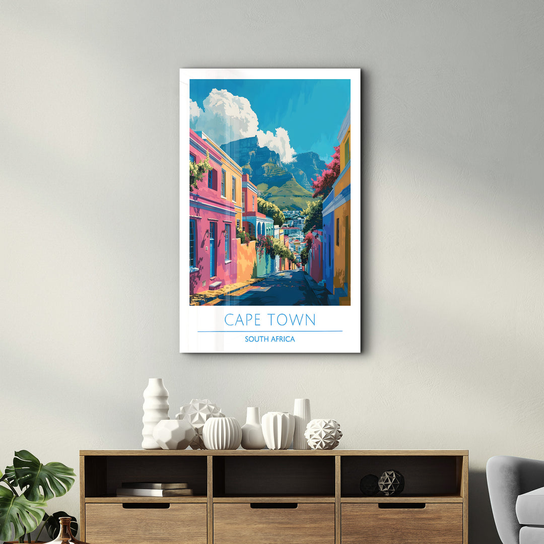 Cape Town South Africa-Travel Posters | Glass Wall Art