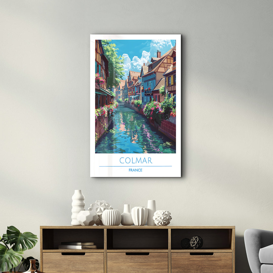 Colmar France-Travel Posters | Glass Wall Art