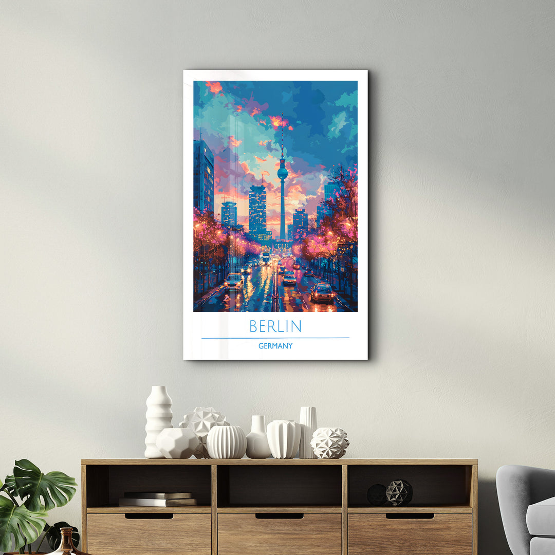 Berlin Germany-Travel Posters | Glass Wall Art