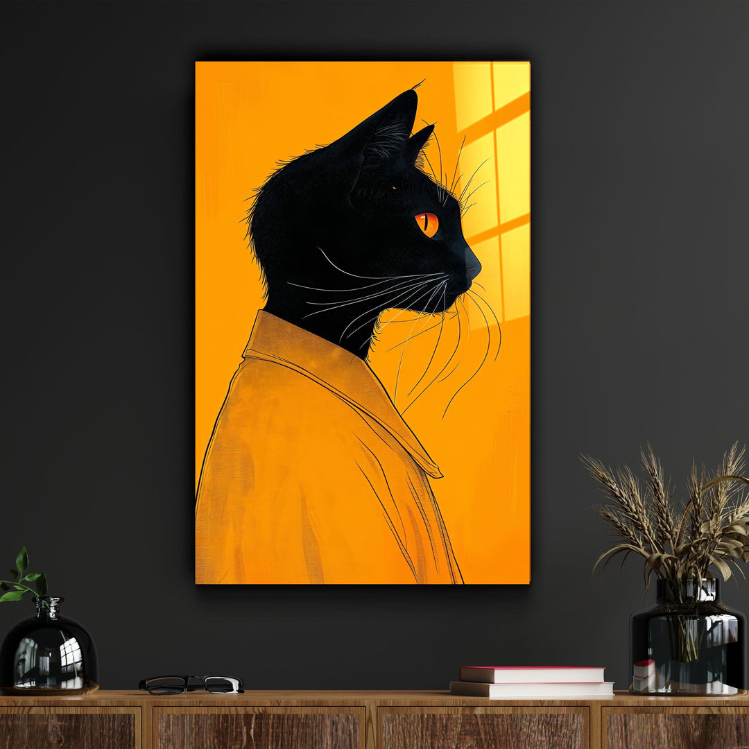 ・Cat・Designers Collection Glass Wall Art - ArtDesigna Glass Printing Wall Art