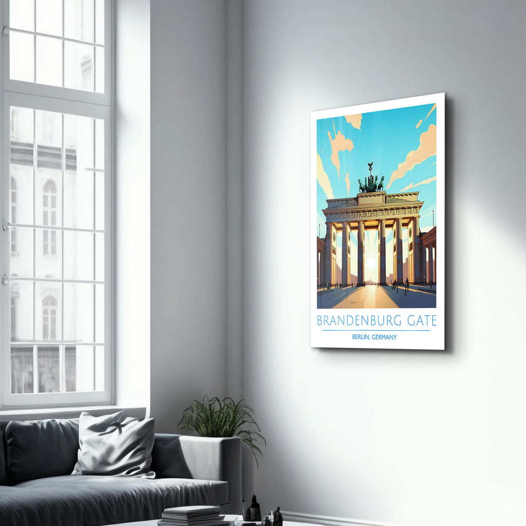 Brandenburg Gate-Berlin Germany-Travel Posters | Glass Wall Art