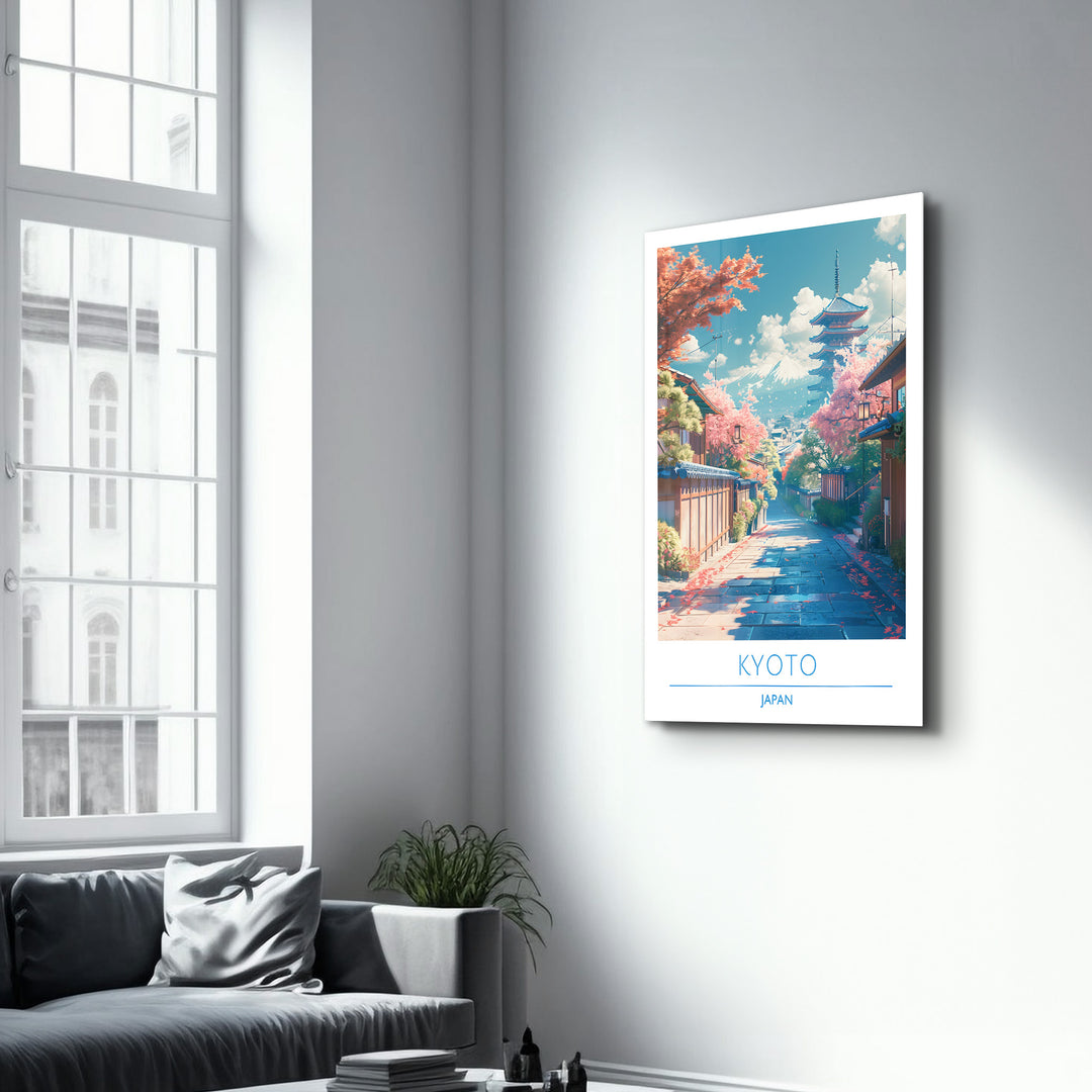 Kyoto Japan-Travel Posters | Glass Wall Art