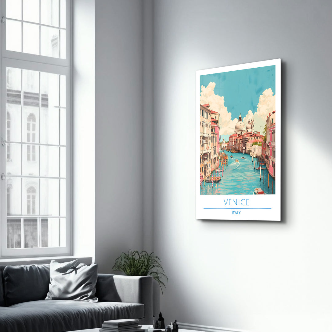 Venice Italy-Travel Posters | Glass Wall Art