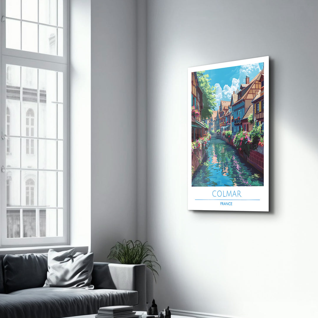 Colmar France-Travel Posters | Glass Wall Art