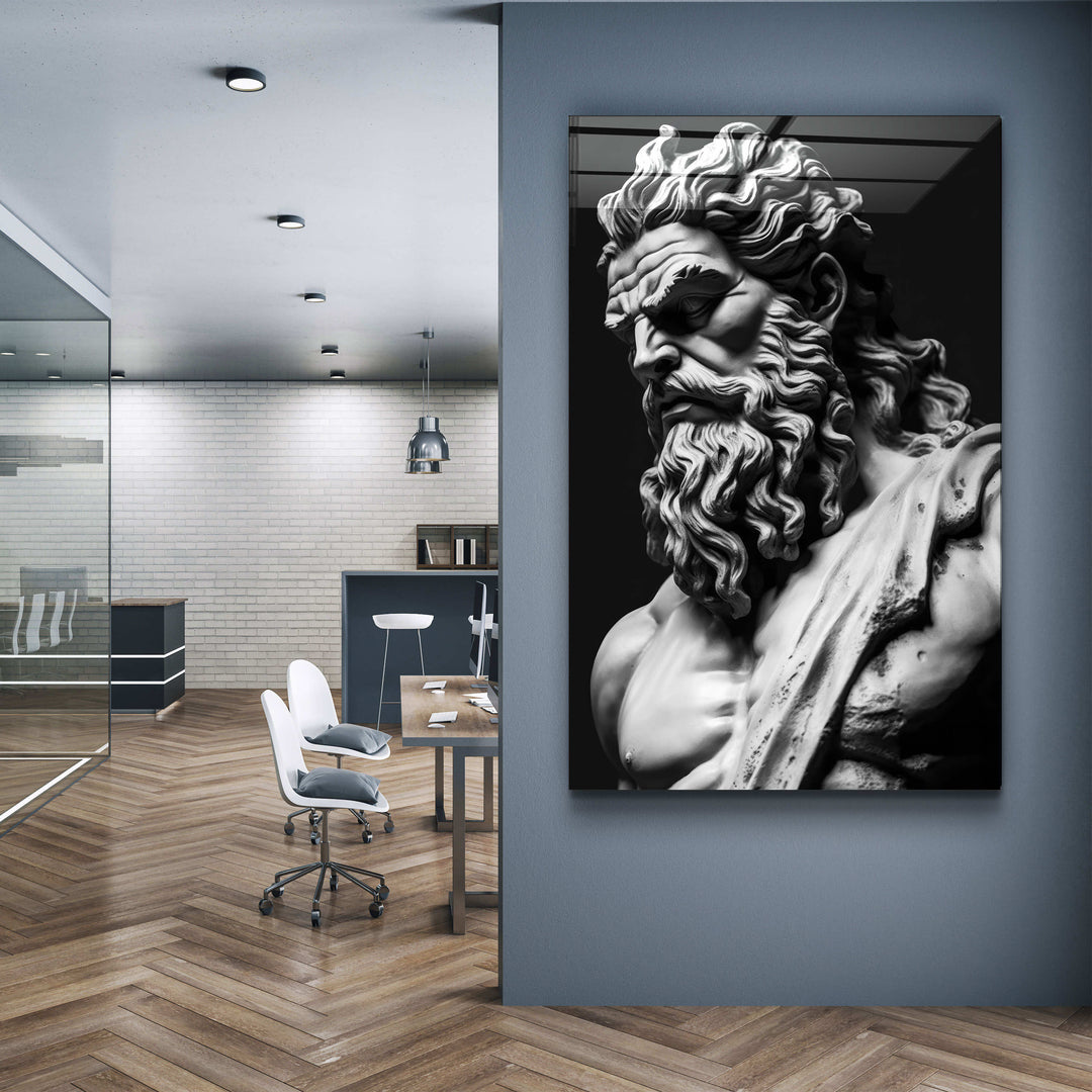 ・"Zeus"・Designers Collection Glass Wall Art