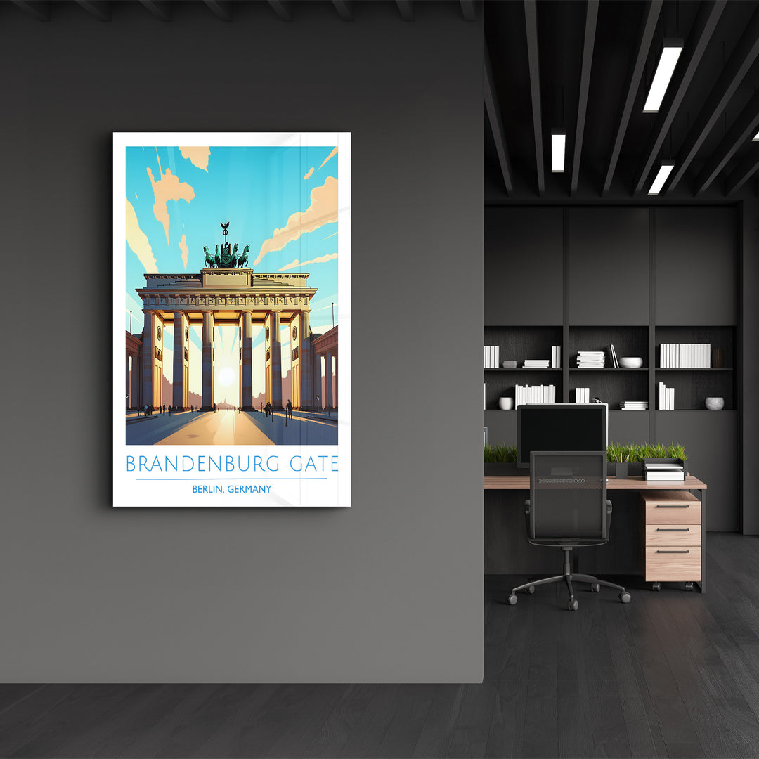 Brandenburg Gate-Berlin Germany-Travel Posters | Glass Wall Art