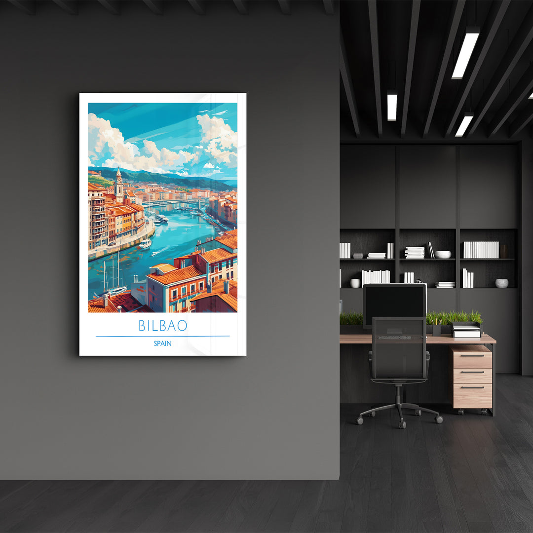 Bilbao Spain-Travel Posters | Glass Wall Art