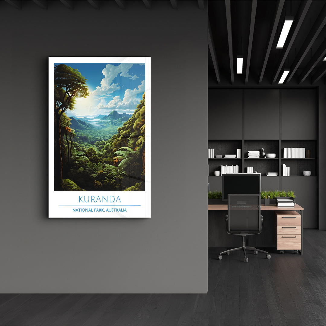 Kuranda-National Park Australia-Travel Posters | Glass Wall Art