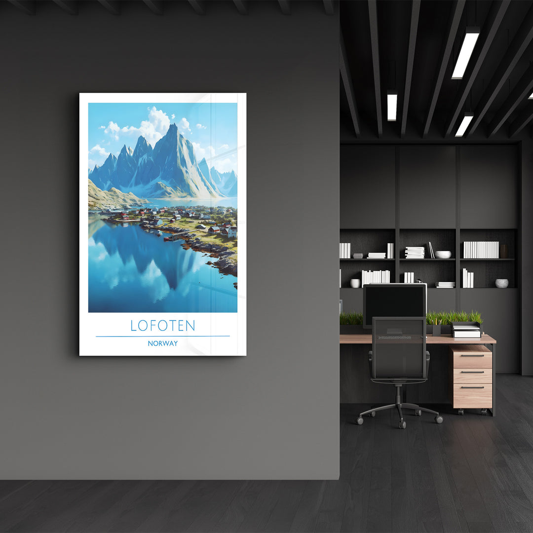 Lofoten Norway-Travel Posters | Glass Wall Art