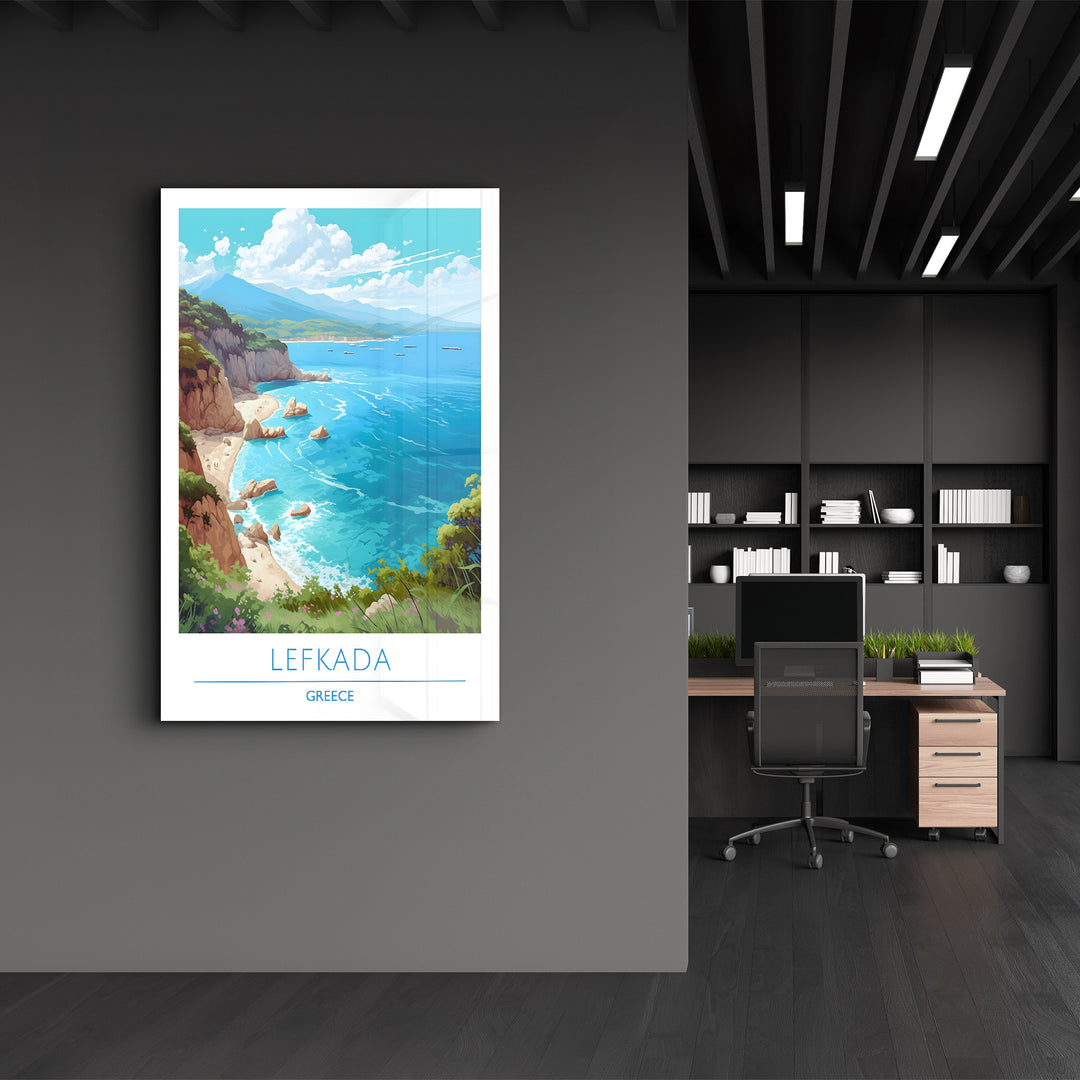 Lefkada Greece-Travel Posters | Glass Wall Art