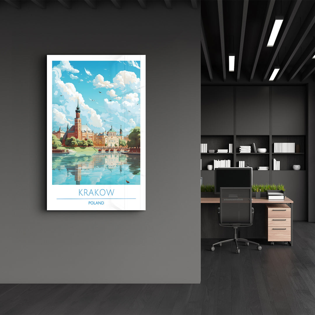 Krakow Poland-Travel Posters | Glass Wall Art