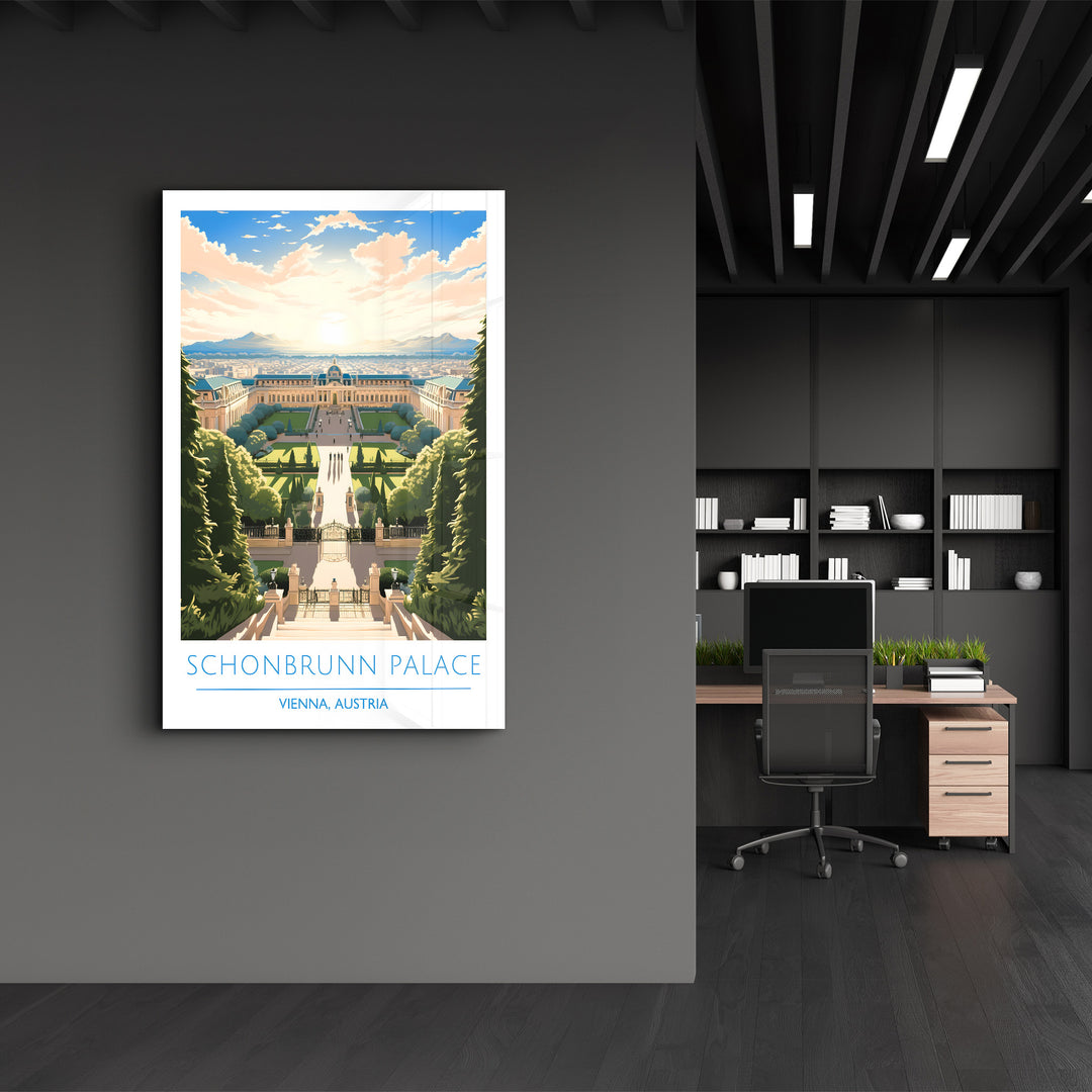 Schonbrunn Palace-Vienna Austria-Travel Posters | Glass Wall Art