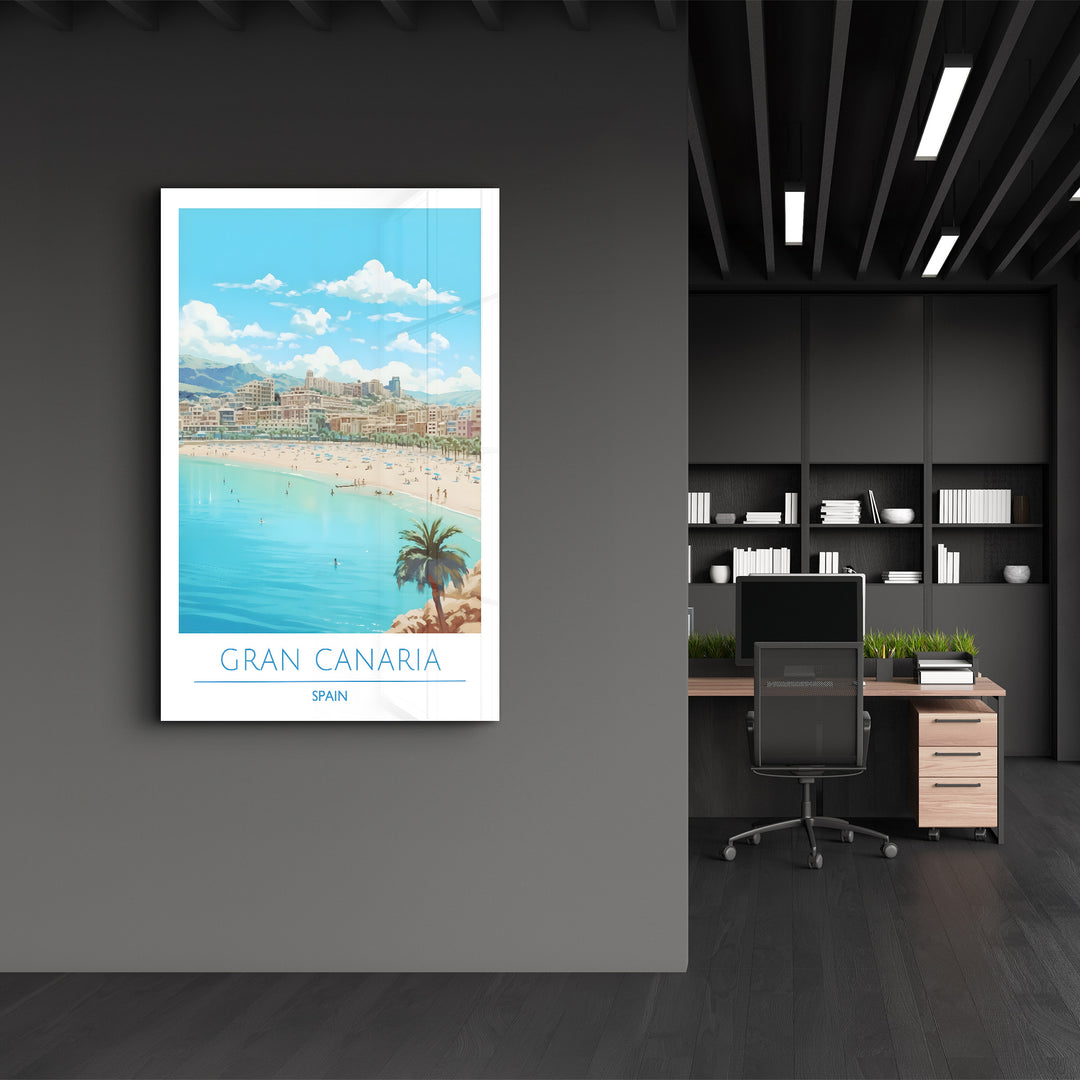 Gran Canaria Spain-Travel Posters | Glass Wall Art