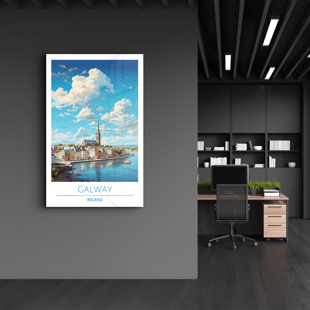 Galway Ireland-Travel Posters | Glass Wall Art