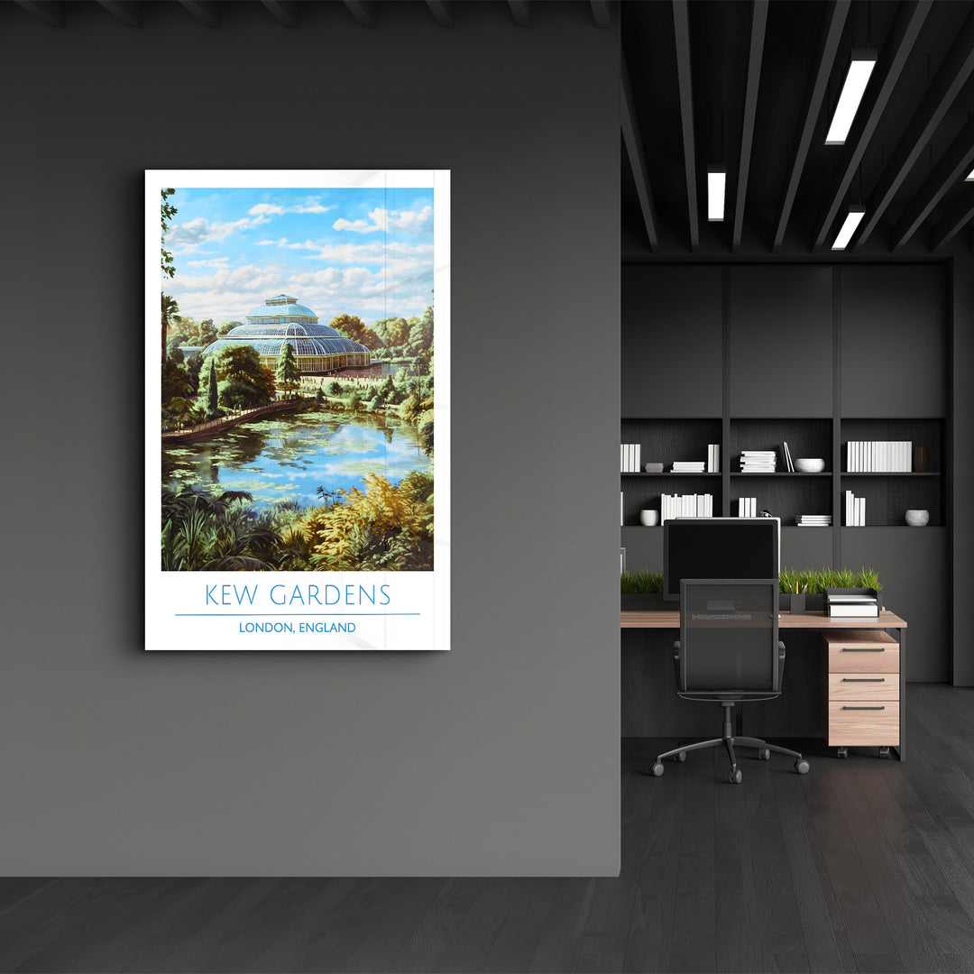 Kew Gardens-London England-Travel Posters | Glass Wall Art