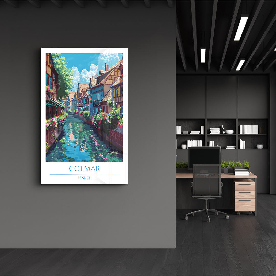 Colmar France-Travel Posters | Glass Wall Art