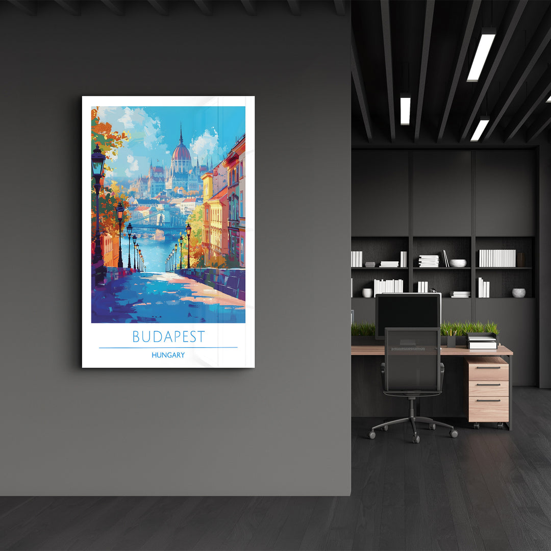 Budapest Hungary-Travel Posters | Glass Wall Art