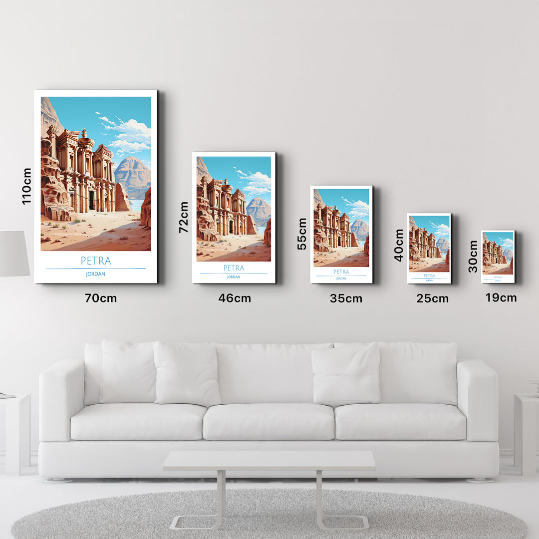 Petra Jordan-Travel Posters | Glass Wall Art