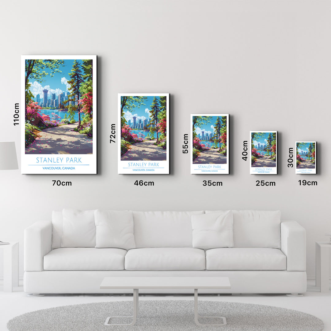 Stanley Park-Vancouver Canada-Travel Posters | Glass Wall Art