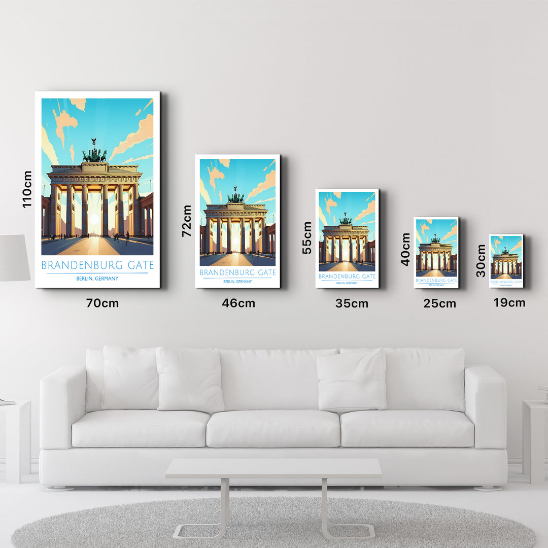 Brandenburg Gate-Berlin Germany-Travel Posters | Glass Wall Art