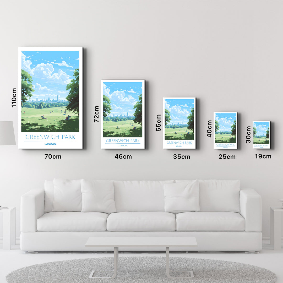 Greenwich Park London-Travel Posters | Glass Wall Art