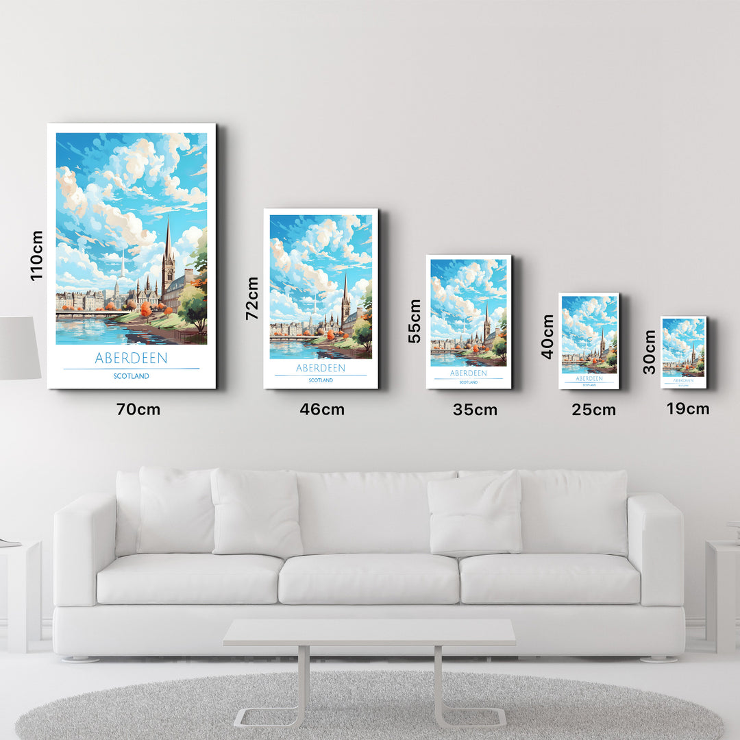 Aberdeen Scotland-Travel Posters | Glass Wall Art