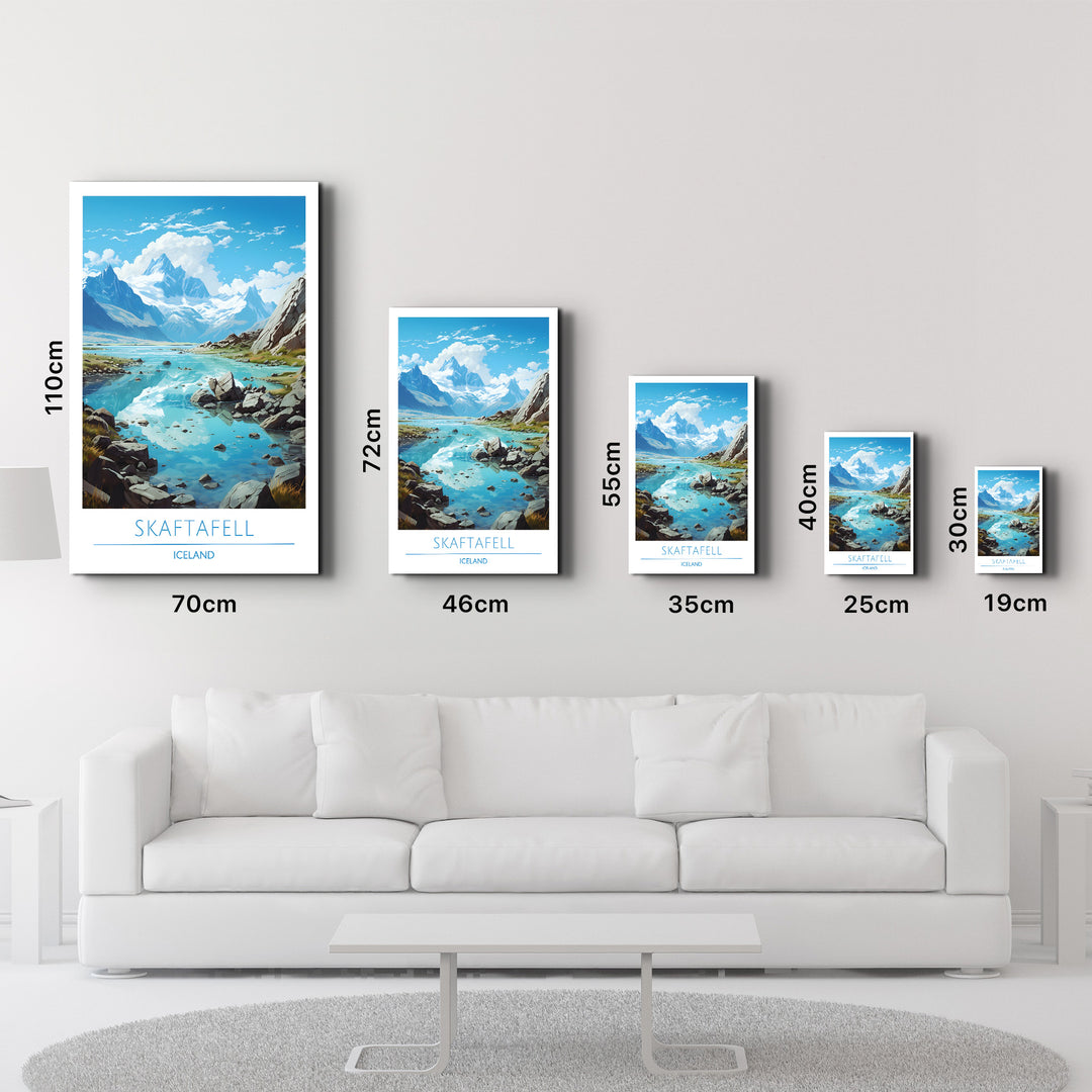 Skaftafell Iceland-Travel Posters | Glass Wall Art