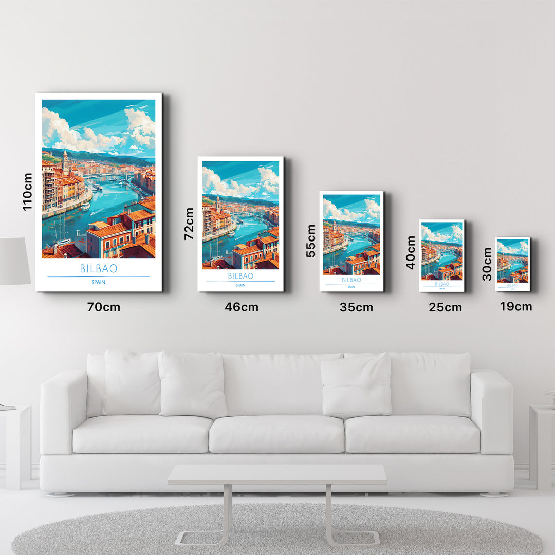 Bilbao Spain-Travel Posters | Glass Wall Art