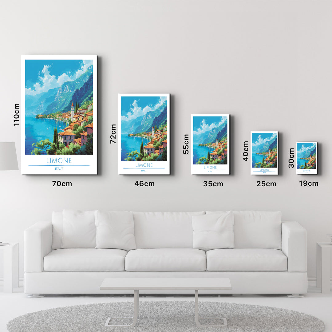 Limone Italy-Travel Posters | Glass Wall Art