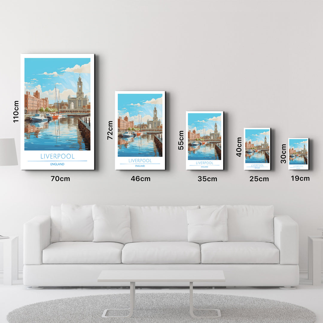 Liverpool England-Travel Posters | Glass Wall Art