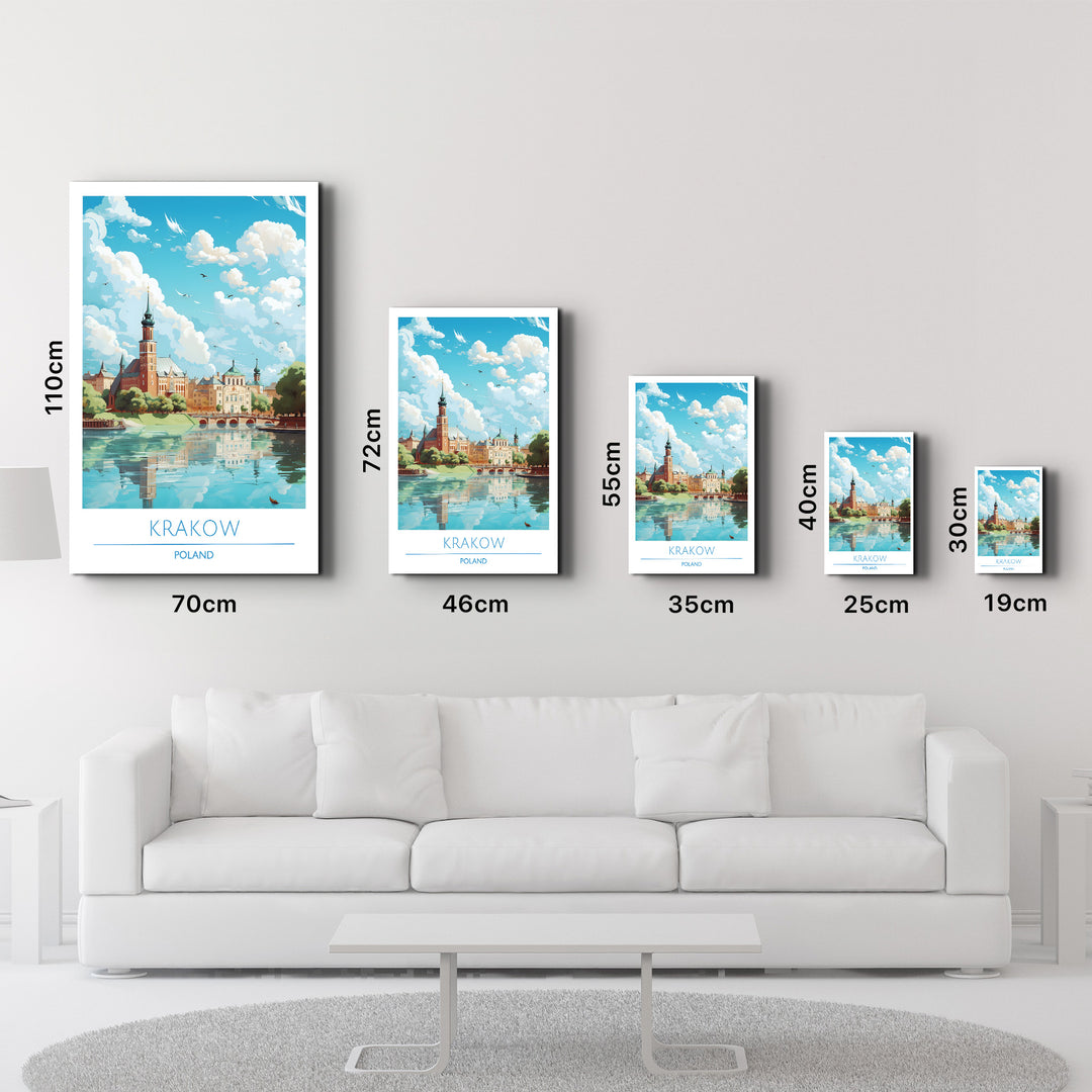 Krakow Poland-Travel Posters | Glass Wall Art