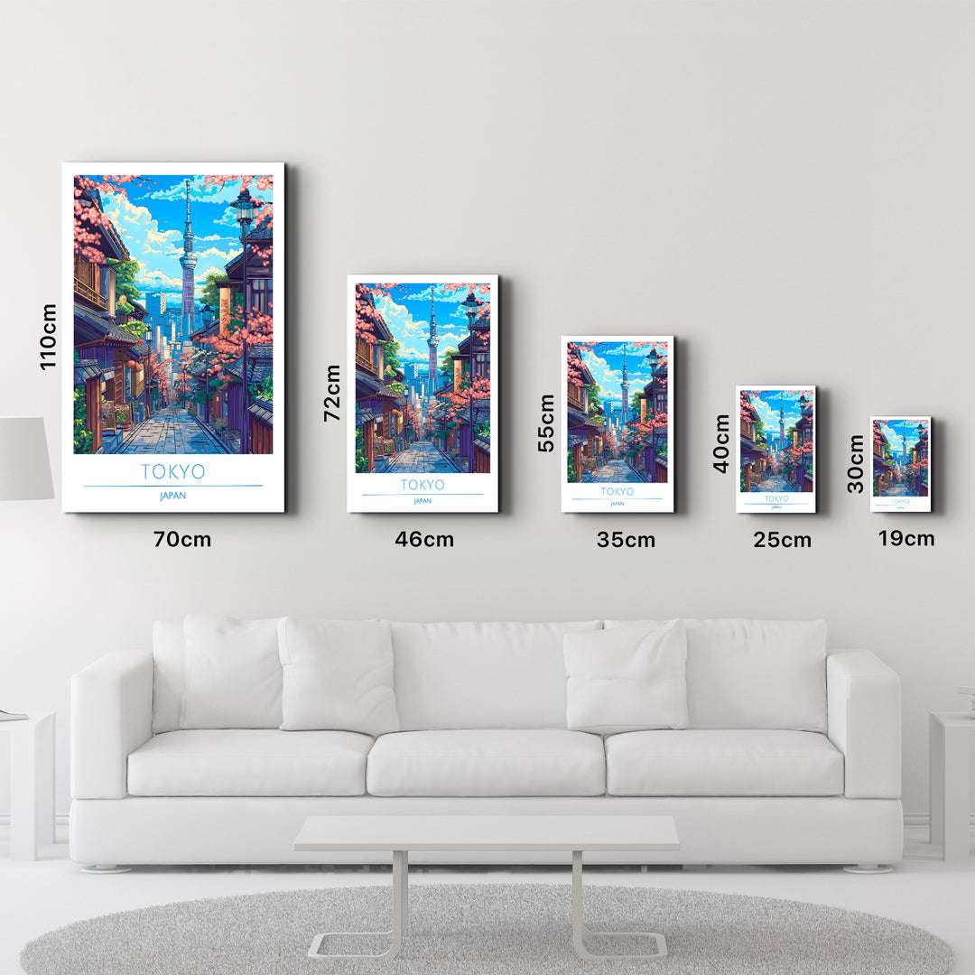 Tokyo Japan-Travel Posters | Glass Wall Art