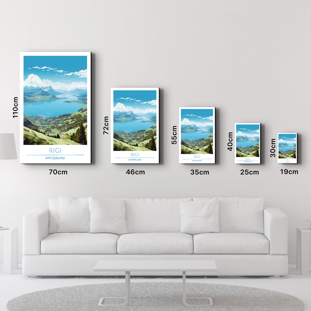 Rigi Switzerland-Travel Posters | Glass Wall Art